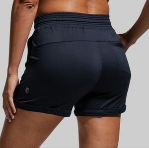 Born Primitive Women's Athletic Shorts in Heather Gray